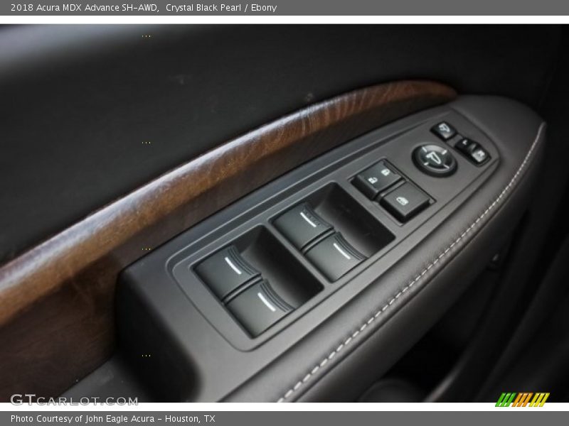Crystal Black Pearl / Ebony 2018 Acura MDX Advance SH-AWD