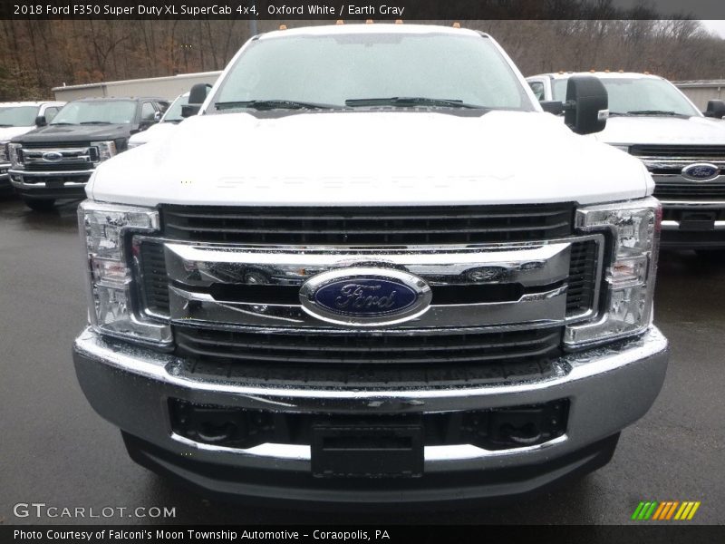 Oxford White / Earth Gray 2018 Ford F350 Super Duty XL SuperCab 4x4