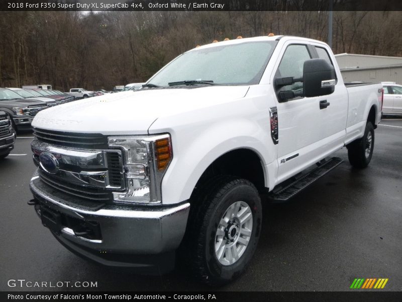 Oxford White / Earth Gray 2018 Ford F350 Super Duty XL SuperCab 4x4