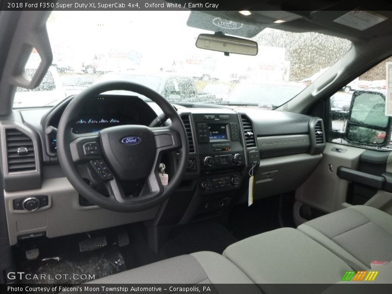 Oxford White / Earth Gray 2018 Ford F350 Super Duty XL SuperCab 4x4