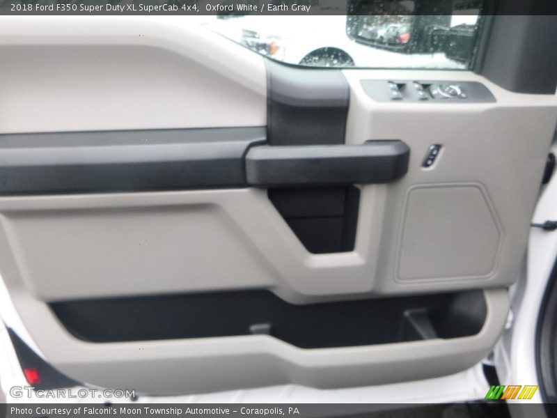 Oxford White / Earth Gray 2018 Ford F350 Super Duty XL SuperCab 4x4