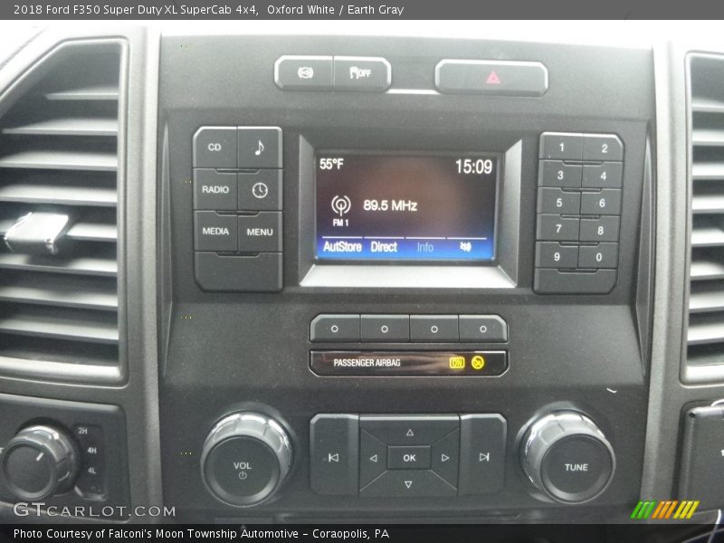 Oxford White / Earth Gray 2018 Ford F350 Super Duty XL SuperCab 4x4