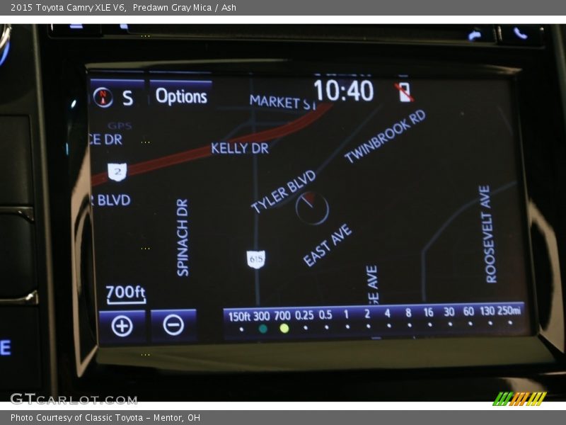 Predawn Gray Mica / Ash 2015 Toyota Camry XLE V6