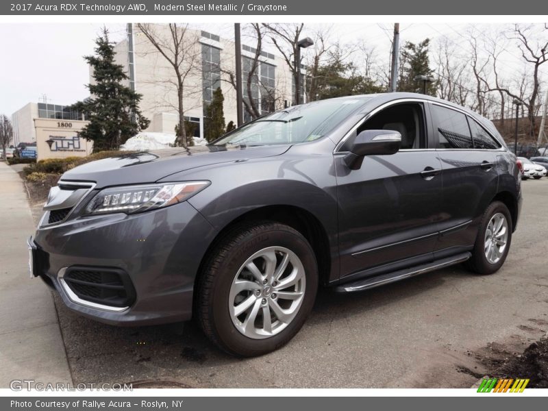Modern Steel Metallic / Graystone 2017 Acura RDX Technology AWD