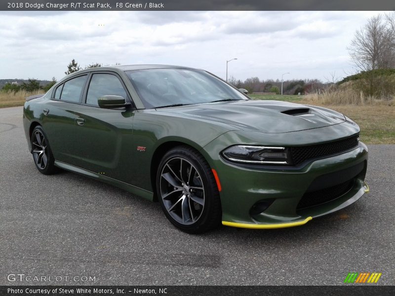 F8 Green / Black 2018 Dodge Charger R/T Scat Pack