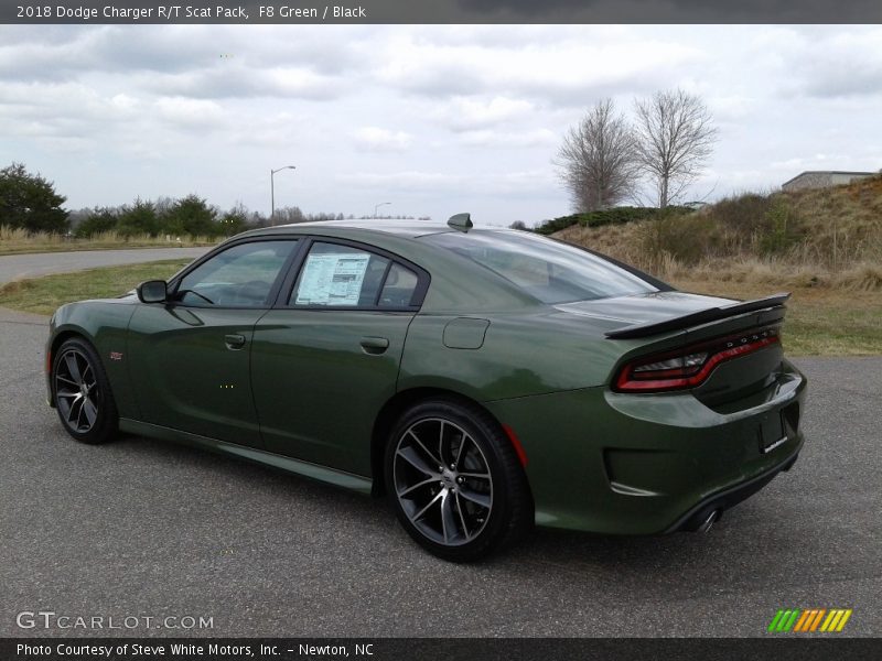 F8 Green / Black 2018 Dodge Charger R/T Scat Pack