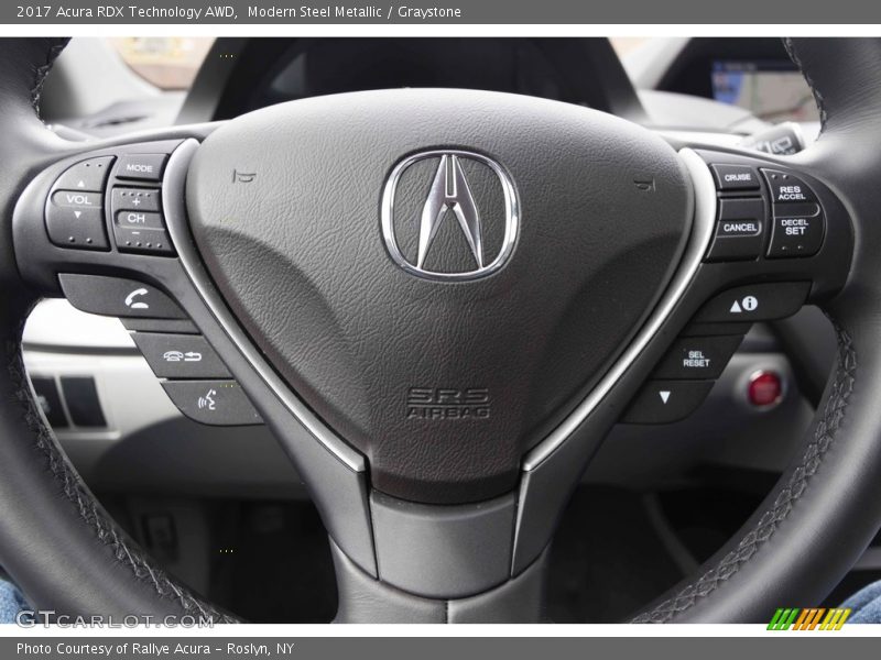 Modern Steel Metallic / Graystone 2017 Acura RDX Technology AWD