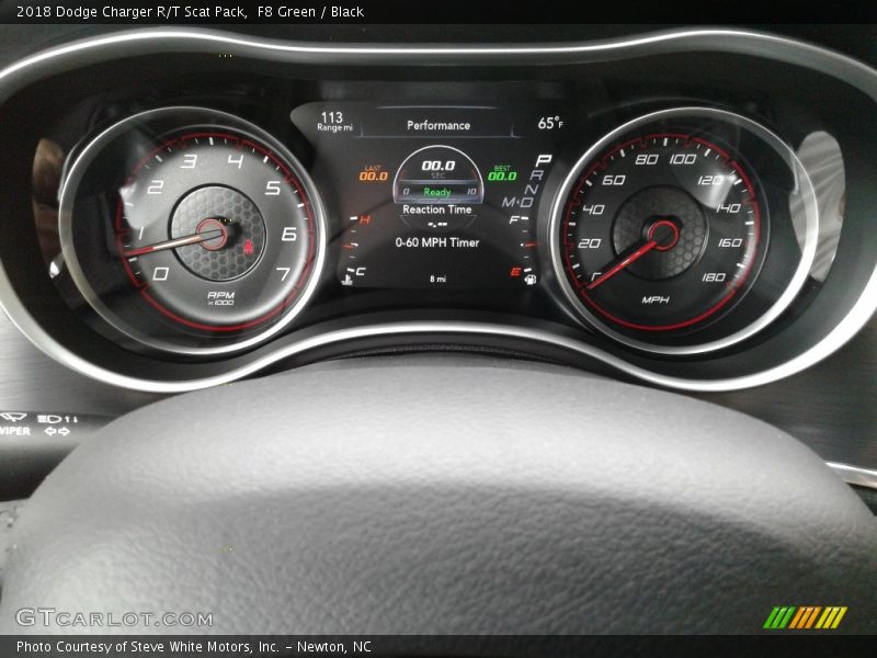 F8 Green / Black 2018 Dodge Charger R/T Scat Pack