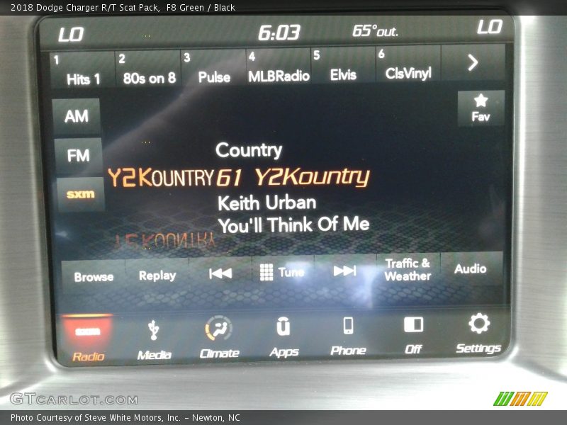 F8 Green / Black 2018 Dodge Charger R/T Scat Pack