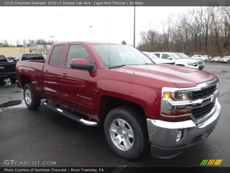 Cajun Red Tintcoat / Jet Black 2018 Chevrolet Silverado 1500 LT Double Cab 4x4