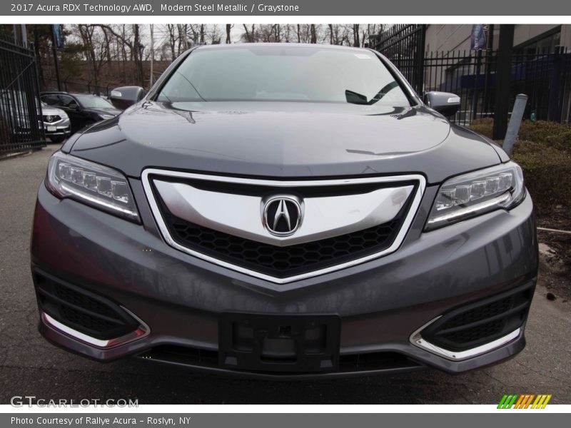 Modern Steel Metallic / Graystone 2017 Acura RDX Technology AWD