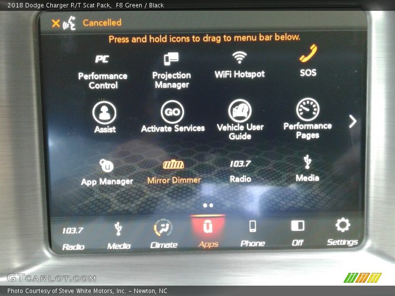 F8 Green / Black 2018 Dodge Charger R/T Scat Pack