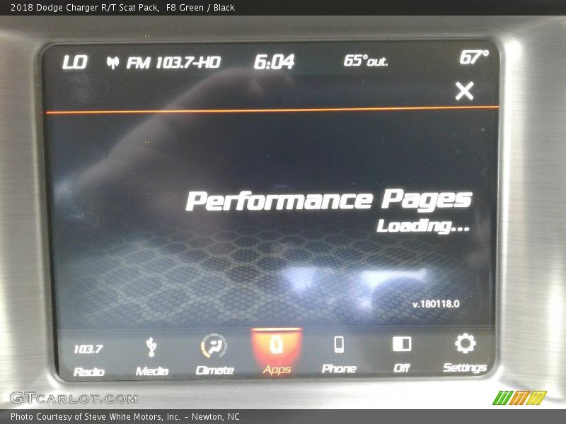 F8 Green / Black 2018 Dodge Charger R/T Scat Pack