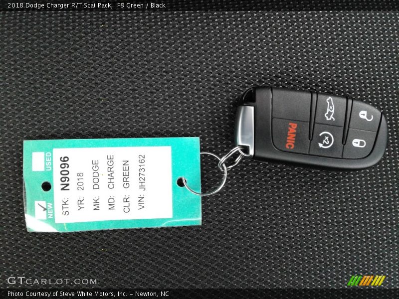 F8 Green / Black 2018 Dodge Charger R/T Scat Pack