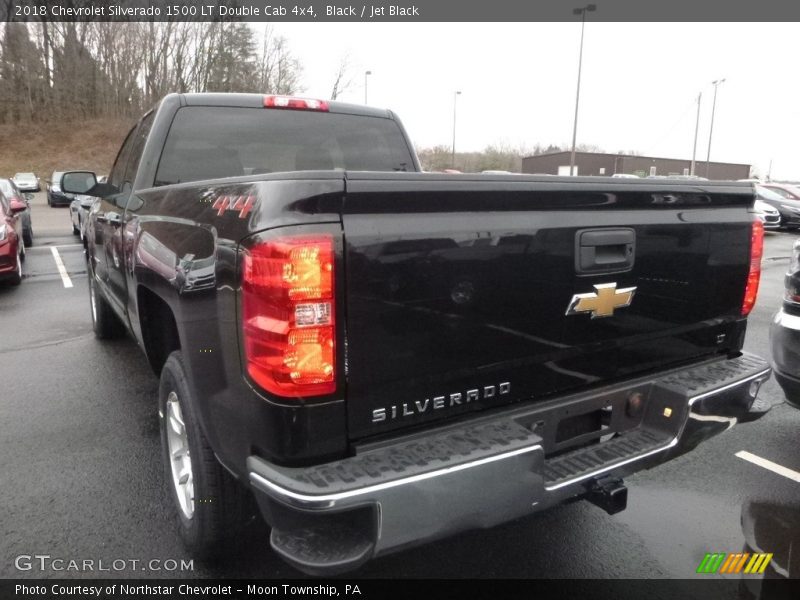 Black / Jet Black 2018 Chevrolet Silverado 1500 LT Double Cab 4x4