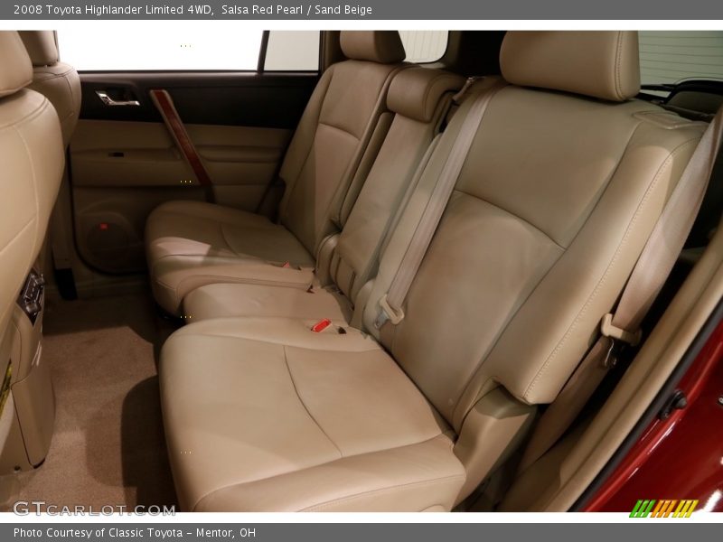 Salsa Red Pearl / Sand Beige 2008 Toyota Highlander Limited 4WD