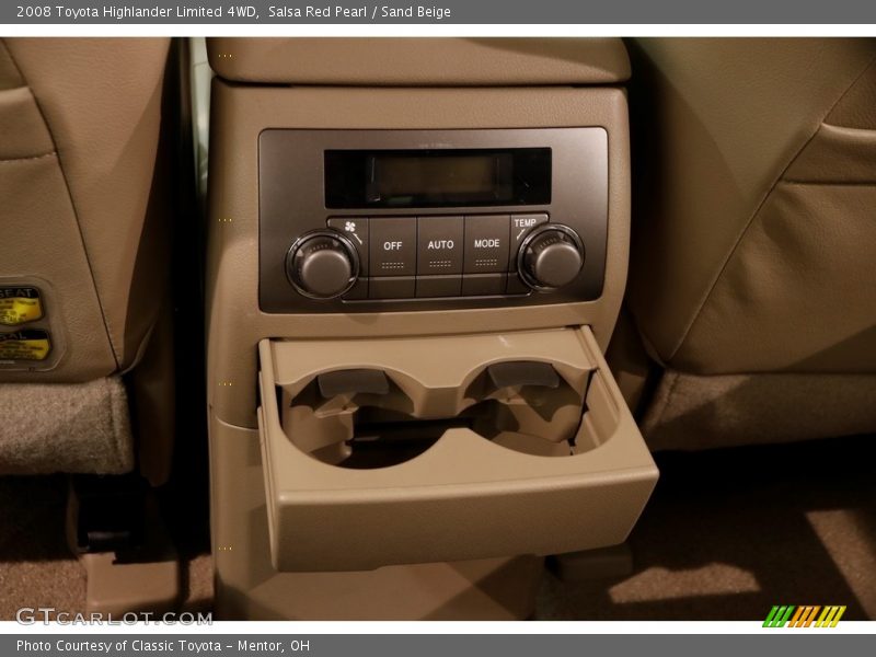 Salsa Red Pearl / Sand Beige 2008 Toyota Highlander Limited 4WD
