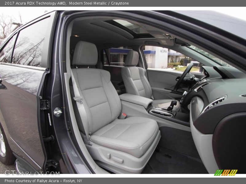 Modern Steel Metallic / Graystone 2017 Acura RDX Technology AWD