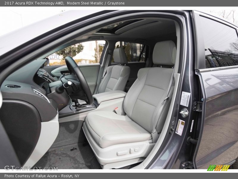 Modern Steel Metallic / Graystone 2017 Acura RDX Technology AWD