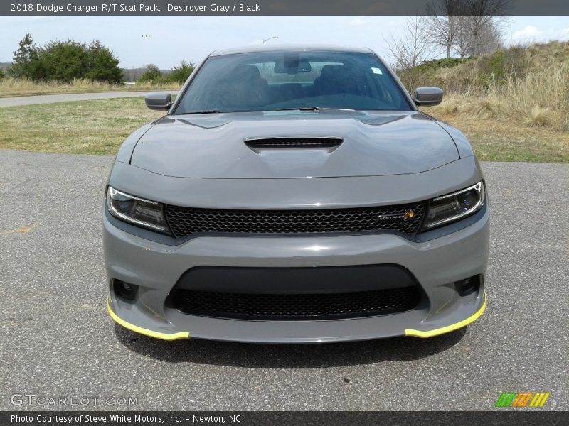 Destroyer Gray / Black 2018 Dodge Charger R/T Scat Pack