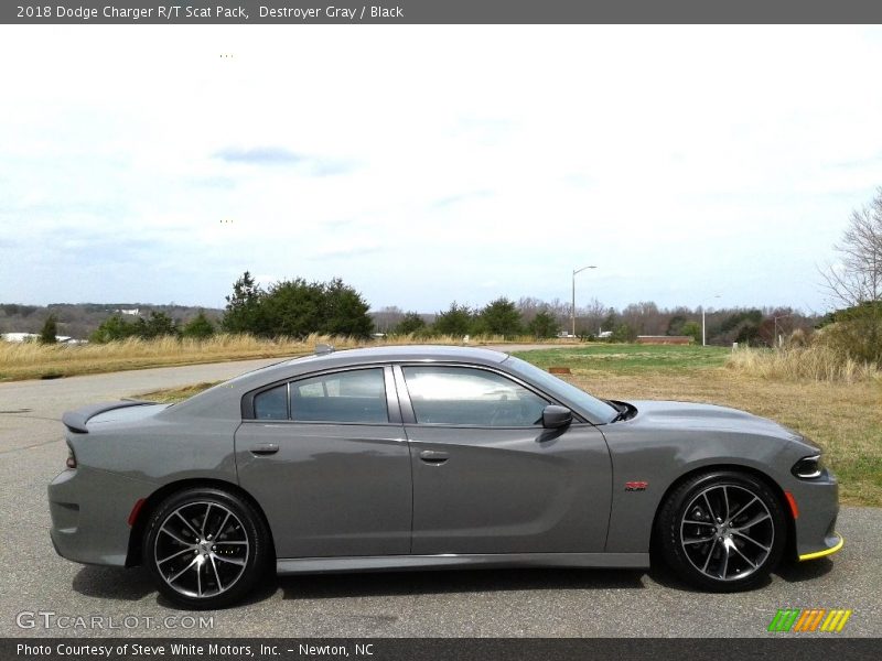 Destroyer Gray / Black 2018 Dodge Charger R/T Scat Pack
