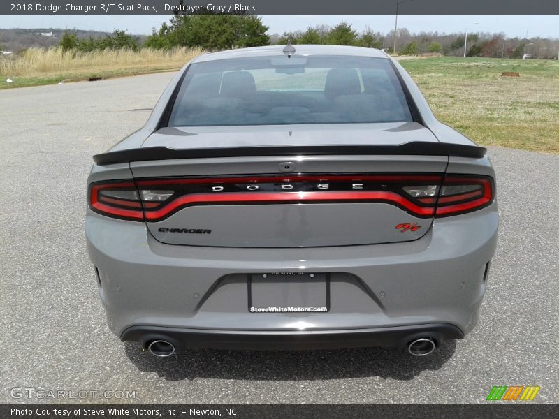 Destroyer Gray / Black 2018 Dodge Charger R/T Scat Pack