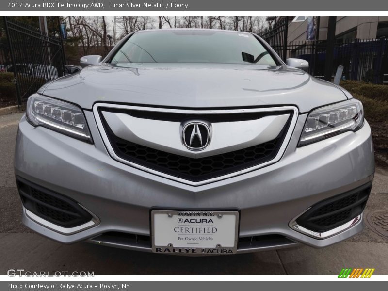 Lunar Silver Metallic / Ebony 2017 Acura RDX Technology AWD