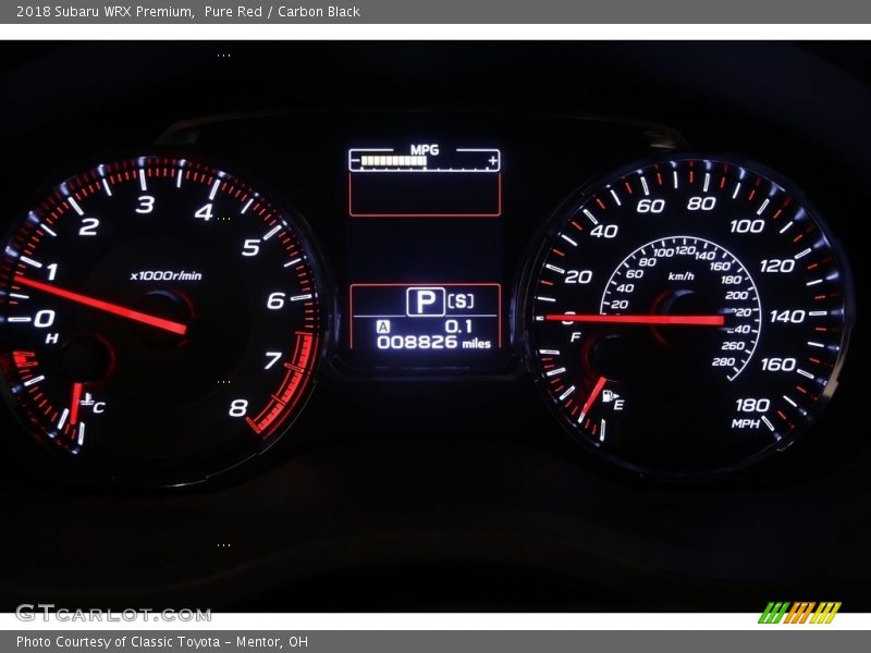  2018 WRX Premium Premium Gauges