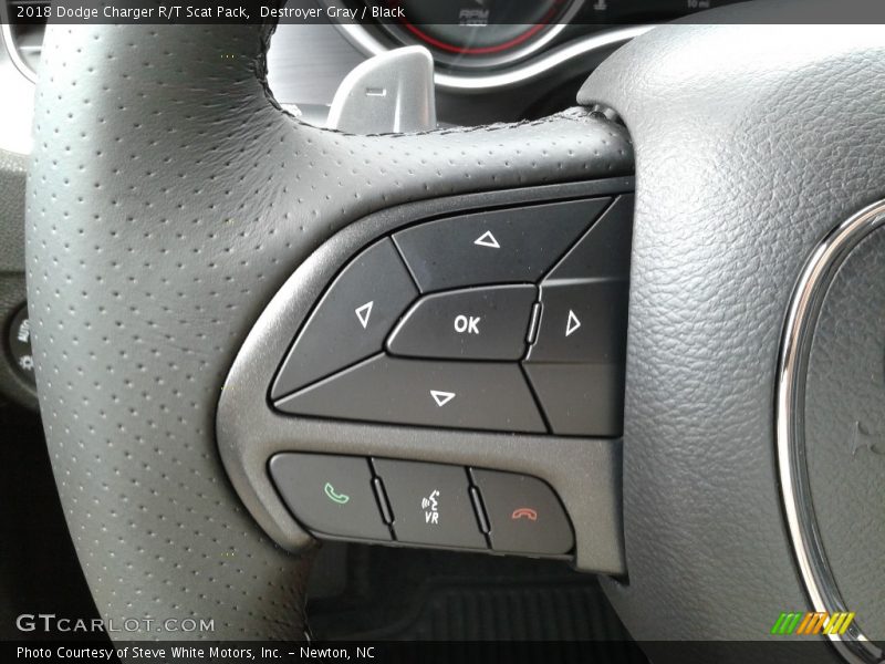 Destroyer Gray / Black 2018 Dodge Charger R/T Scat Pack