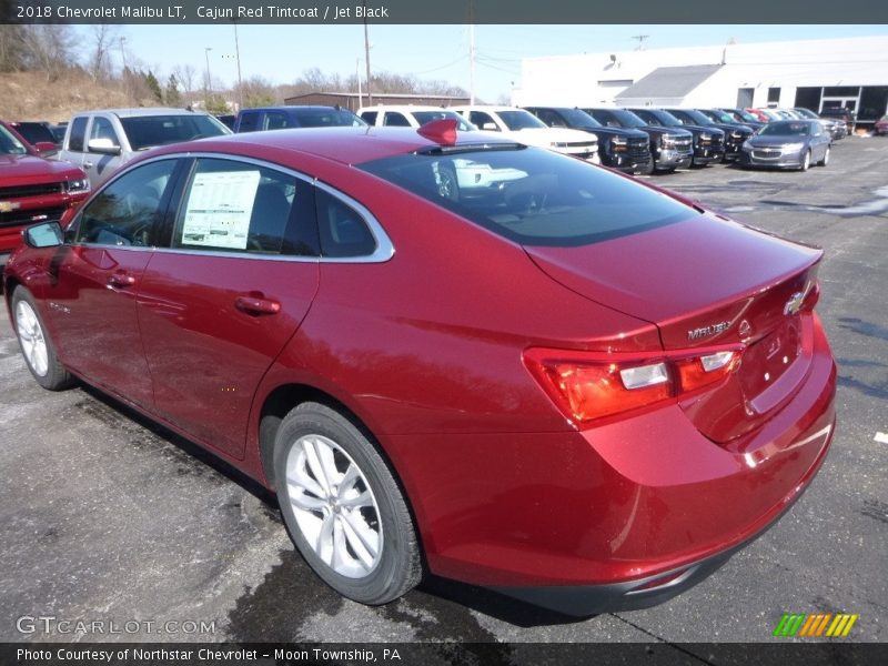 Cajun Red Tintcoat / Jet Black 2018 Chevrolet Malibu LT