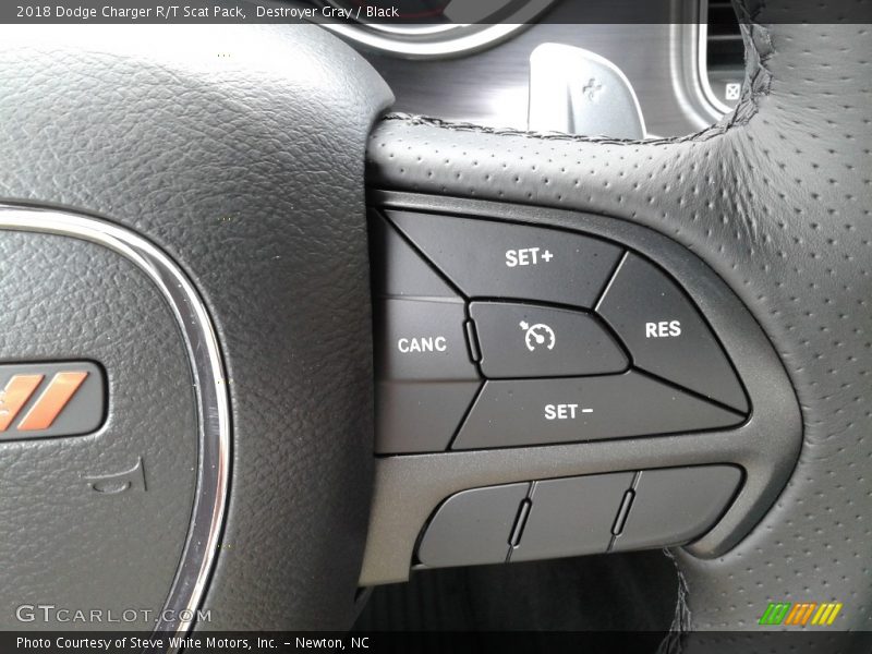 Destroyer Gray / Black 2018 Dodge Charger R/T Scat Pack