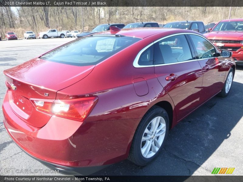 Cajun Red Tintcoat / Jet Black 2018 Chevrolet Malibu LT