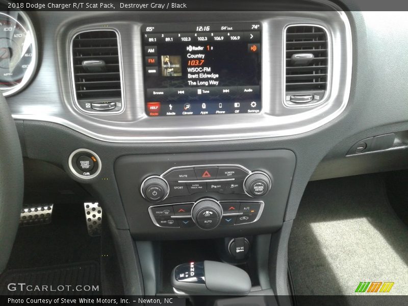 Destroyer Gray / Black 2018 Dodge Charger R/T Scat Pack