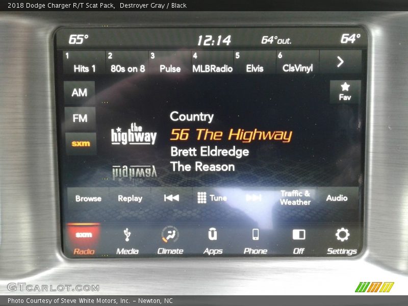 Destroyer Gray / Black 2018 Dodge Charger R/T Scat Pack