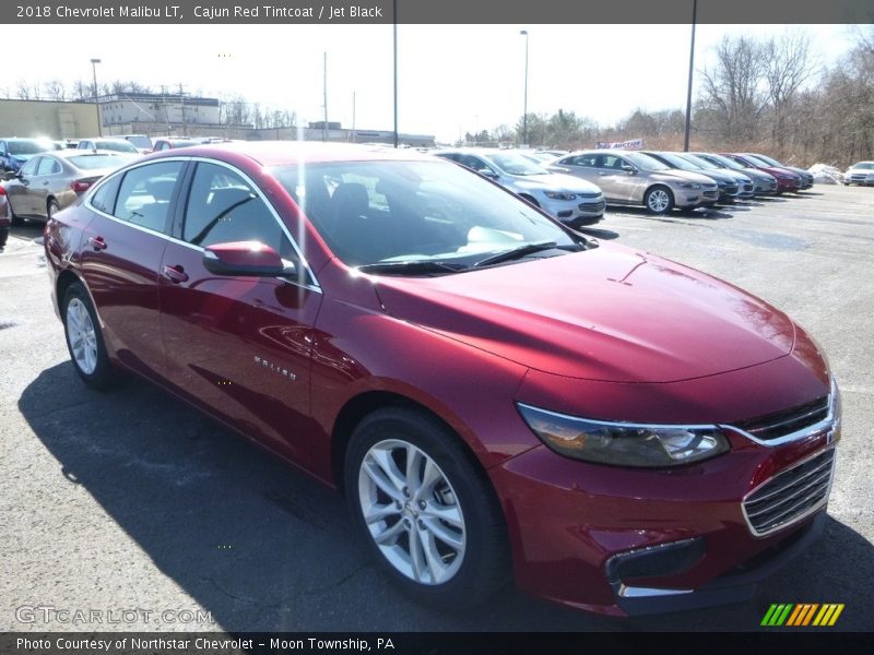 Cajun Red Tintcoat / Jet Black 2018 Chevrolet Malibu LT