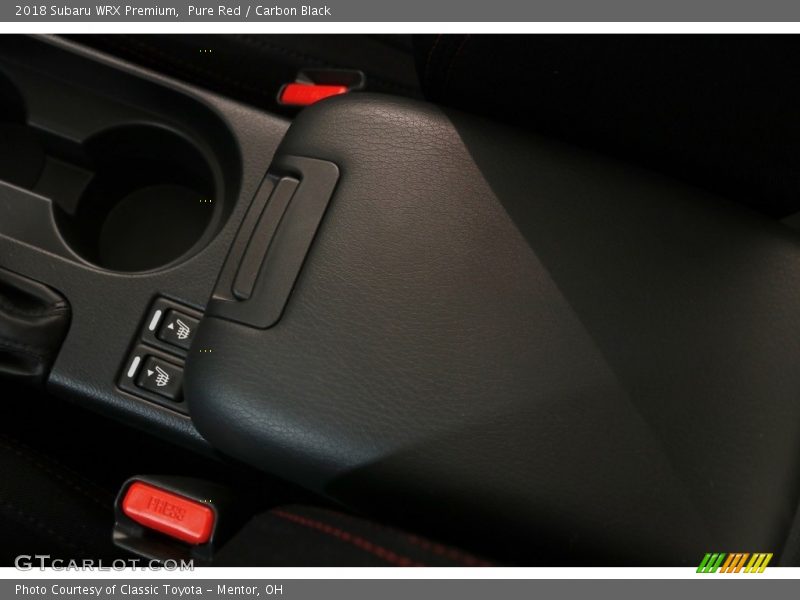 Pure Red / Carbon Black 2018 Subaru WRX Premium