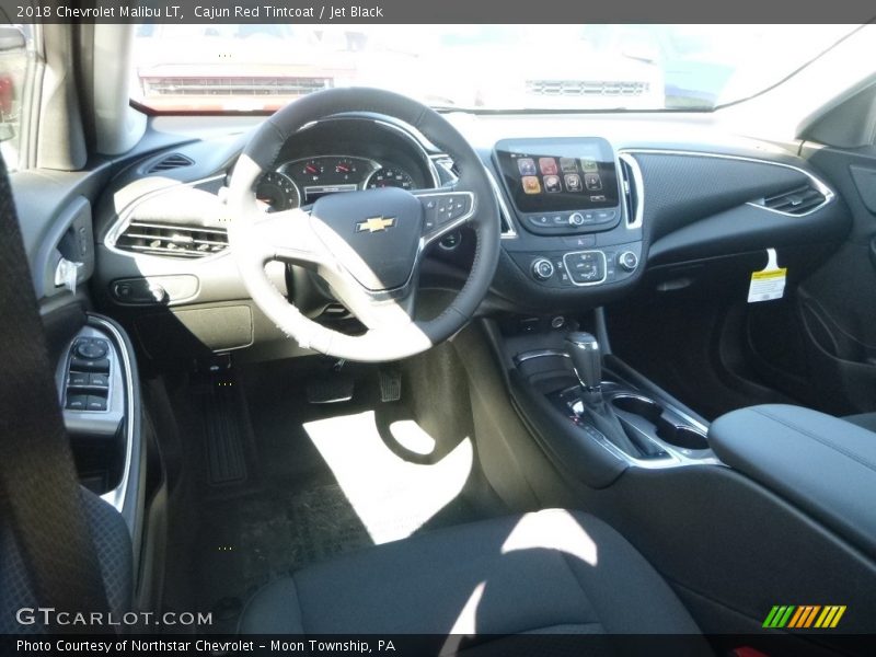 Cajun Red Tintcoat / Jet Black 2018 Chevrolet Malibu LT