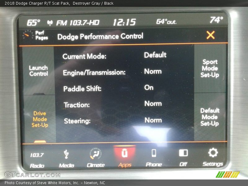 Destroyer Gray / Black 2018 Dodge Charger R/T Scat Pack