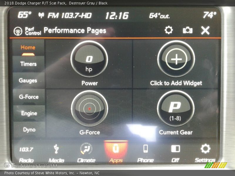 Destroyer Gray / Black 2018 Dodge Charger R/T Scat Pack