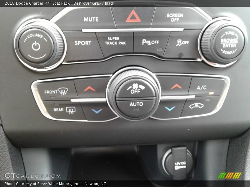 Destroyer Gray / Black 2018 Dodge Charger R/T Scat Pack