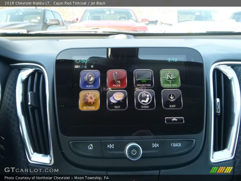 Cajun Red Tintcoat / Jet Black 2018 Chevrolet Malibu LT