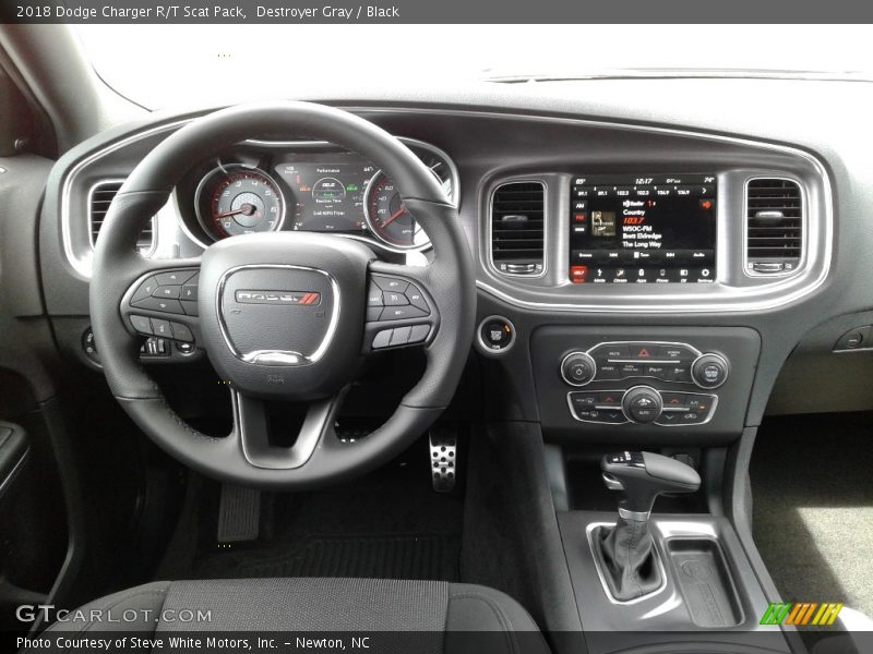 Destroyer Gray / Black 2018 Dodge Charger R/T Scat Pack