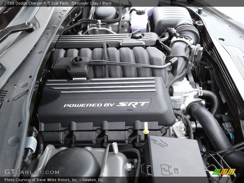 Destroyer Gray / Black 2018 Dodge Charger R/T Scat Pack