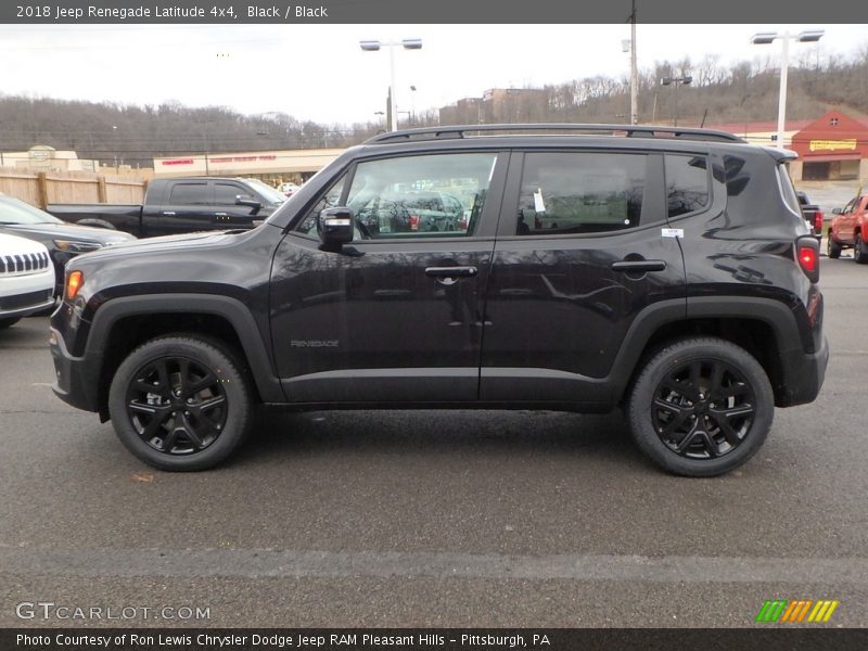 Black / Black 2018 Jeep Renegade Latitude 4x4