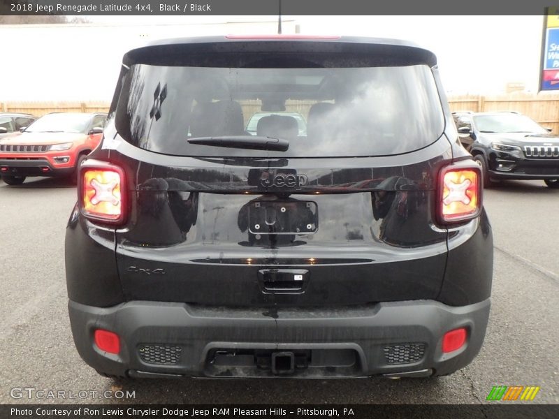 Black / Black 2018 Jeep Renegade Latitude 4x4