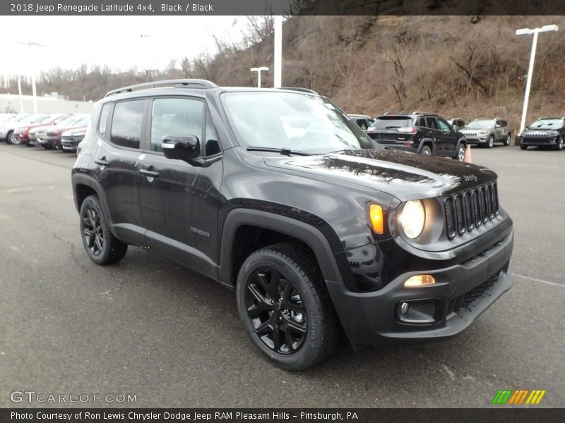Black / Black 2018 Jeep Renegade Latitude 4x4