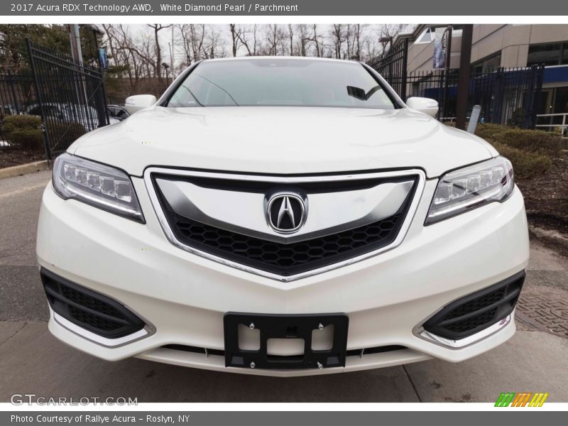 White Diamond Pearl / Parchment 2017 Acura RDX Technology AWD