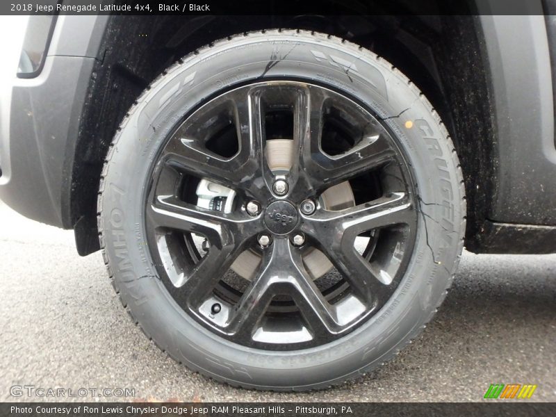 Black / Black 2018 Jeep Renegade Latitude 4x4