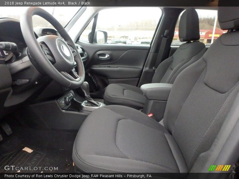 Black / Black 2018 Jeep Renegade Latitude 4x4