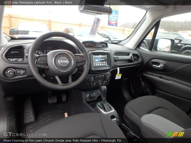 Black / Black 2018 Jeep Renegade Latitude 4x4